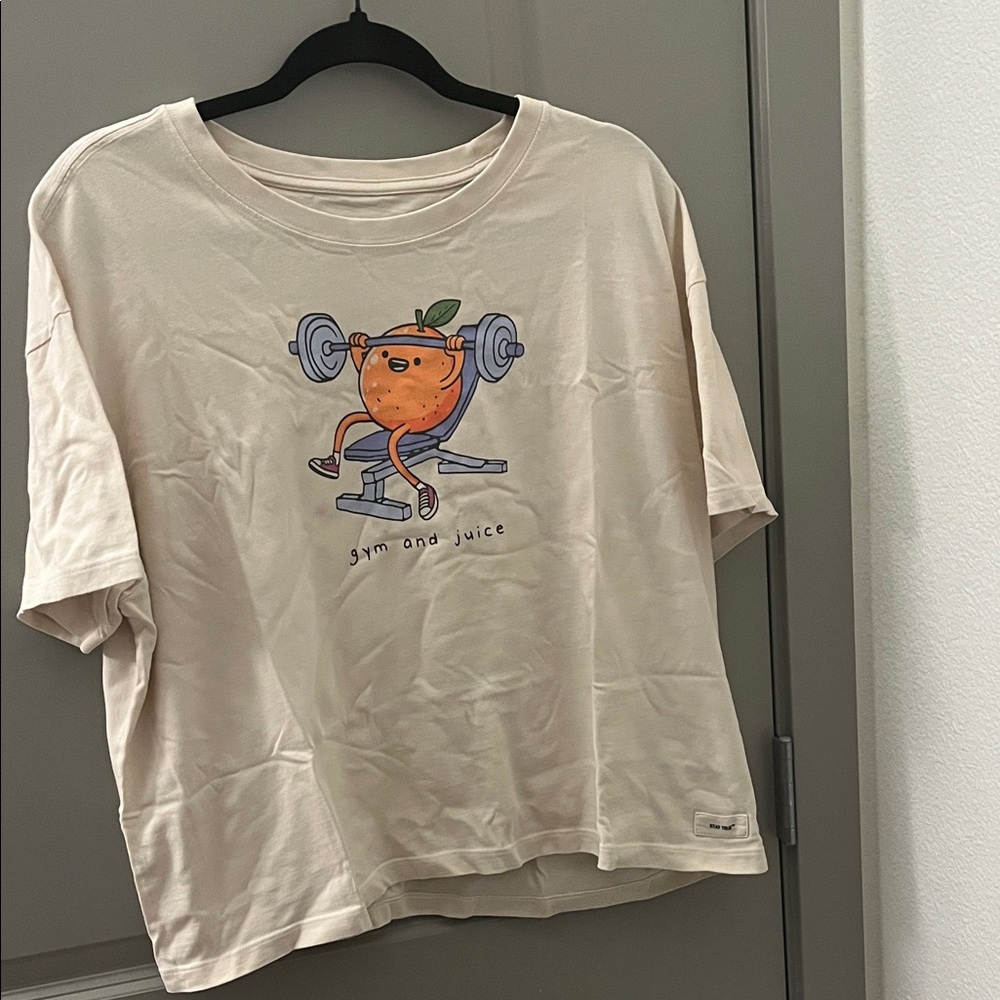 Life Is Good Cream Short Sleeve Tee